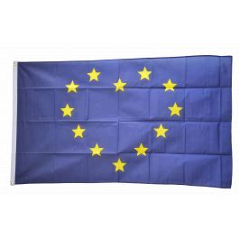 Drapeau Union européenne UE à Coeur - 90 x 150 cm - maison-des-drapeaux.com