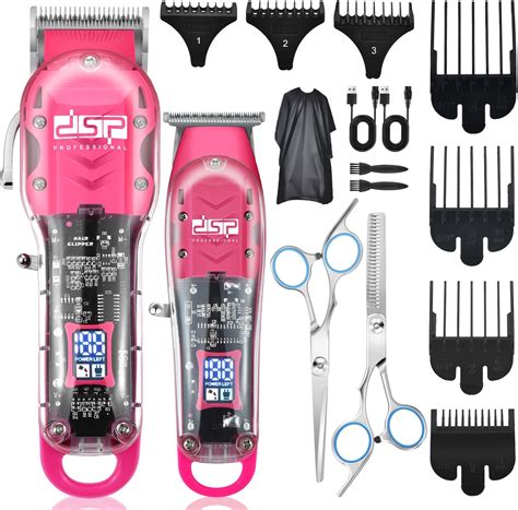 DSP Hair Clipper, Trimmer Kit for Men Professional Barber Set for Hair ...