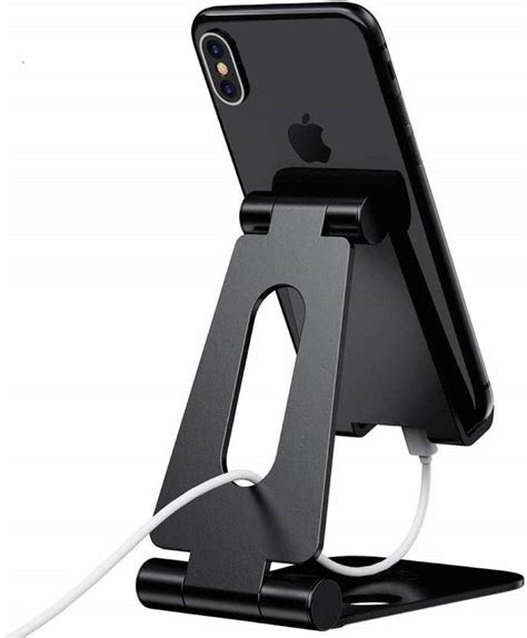 ELV Aluminum Adjustable Foldable Stand for All Smartphones and tablet ...