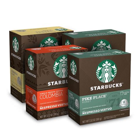 Buy Starbucks by Nespresso Blonde & Medium Roast Variety Pack Coffee 32 ...