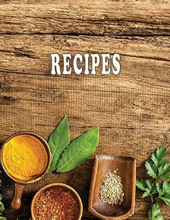 Buy Low Vision Recipe Book Large Print With Bold Lines: Personal ...