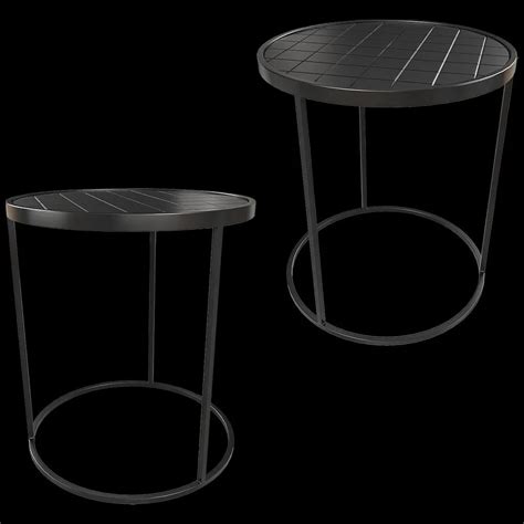 Zuiver Group – Side table Glazed black 3ds Max – 3DSky Model Free