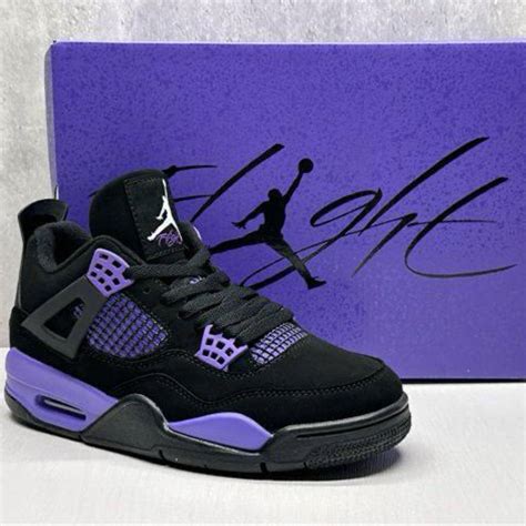 Nike Air Jordan 4 Purple Thunder – First Copy Shoes India
