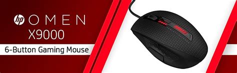 Amazon.in: Buy HP OMEN X9000 Wired 8200DPI 6-Button Gaming Mouse with ...