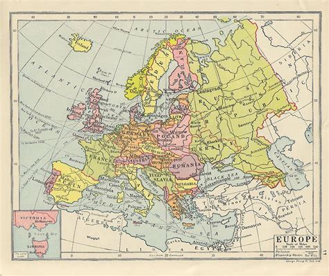 Map Of Europe 1910
