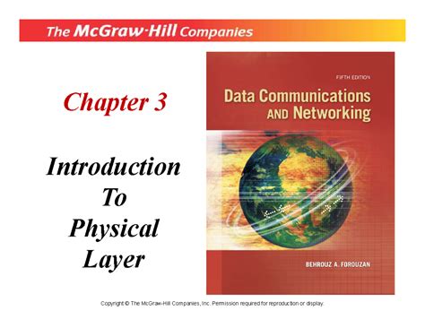 Chapter 3 - Physical Layer Concepts from Forouzan's Text - Studocu