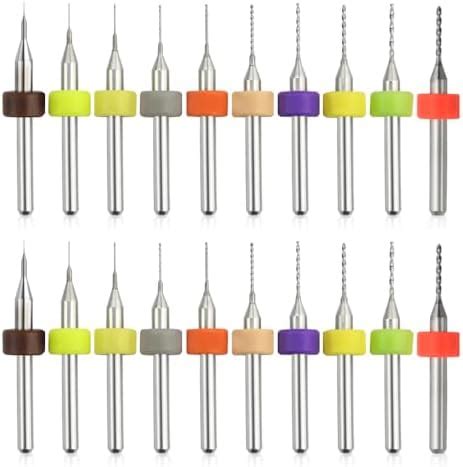 XLX 20pcs PCB Print Circuit Board Carbide Tungsten Steel Jobber Micro ...
