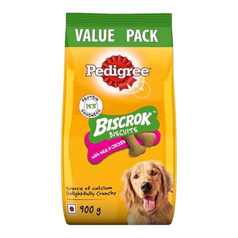 Buy Pedigree Biscrok Biscuits Dog Treats (Above 4 Months), Milk and ...