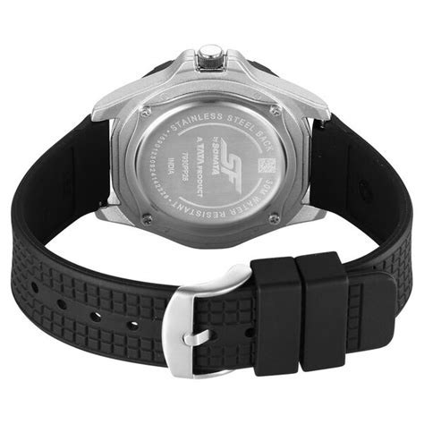 Buy Online SF Sporty Analogs Quartz Analog Black Dial Black Plastic ...