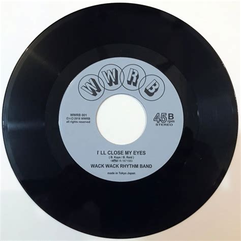 Easy Riding c/w I'll Close My Eyes | wack wack rhythm band official shop