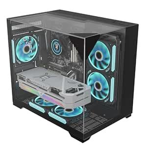 Amazon.in: Buy GOPIE Mini ITX Computer case, T03 Black Mini Tower ...