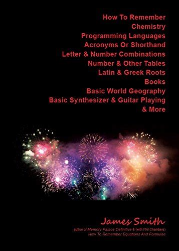 How To Remember Chemistry, Programming Languages, Acronyms/Shorthand ...