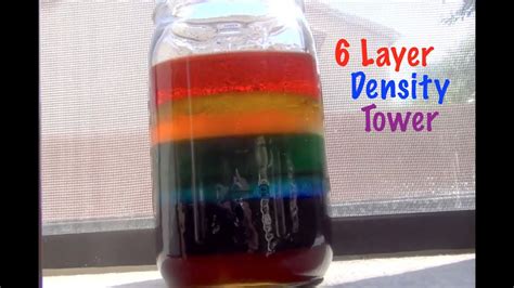 Image result for Density Tower Science Project