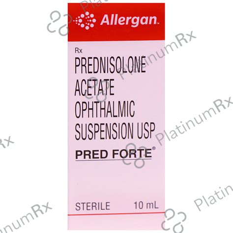 Pred Forte Eye Suspension 10ml - Save 21% on Substitute Medicine