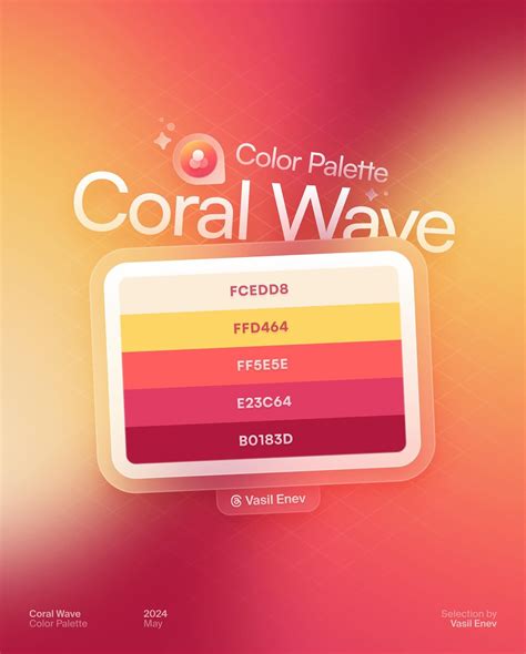 Coral Wave Color Palette