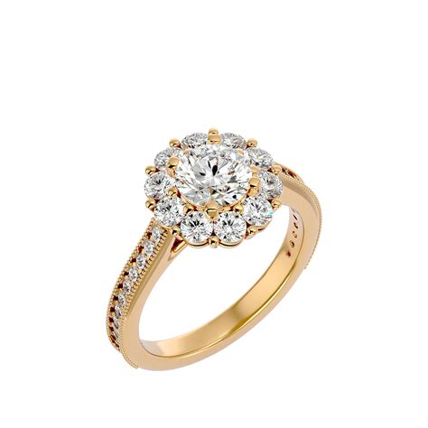 Alannah Halo Ring – LilavatiJewellers