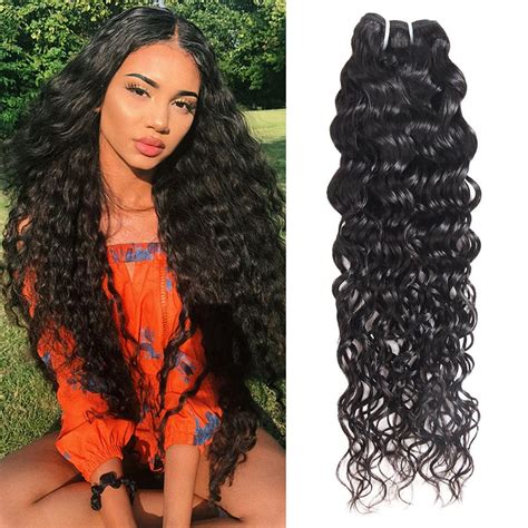 Amazon.com: Water Wave Bundles Human Hair,Wet And Wavy Bundles 26Inch ...