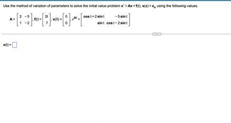 Image result for Varation of Parameters Method