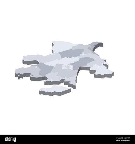Azerbaijan political map of administrative divisions - districts, cities and autonomous republic ...