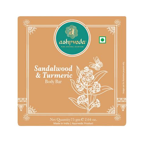 Buy Ashpveda Sandalwood and Turmeric Soap for Bath | Ayurvedic Handmade ...