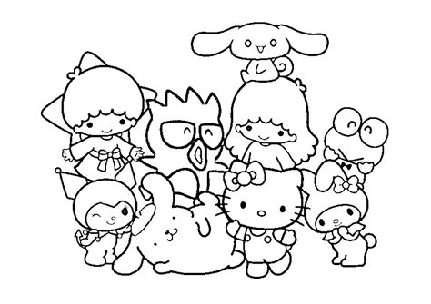 Hello Kitty Best Friend Coloring Pages [2025]