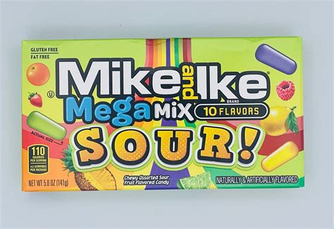 Mike And Ike Mega Mix SOUR - Theatre Box 5oz (141g)