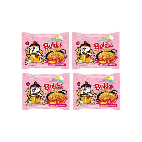 Samyang Buldak Noodles Carbonara Hot Chicken 130g 4 Pack