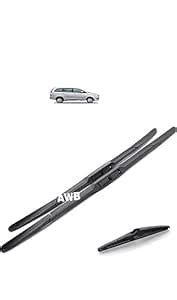 AWB® Hybrid Wiper Blades Compatible with Innova Crysta, Front & Rear ...