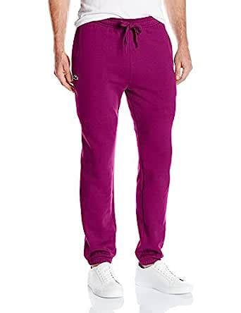 Lacoste Men's Tennis Training Sport Fleece Pant with Elastic Leg ...