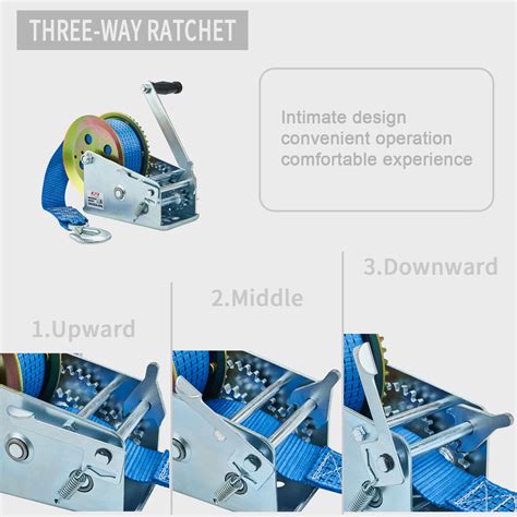 Buy OPENROAD 3500lbs Hand Winch,Boat Trailer Winch Crank with 10m (32ft ...