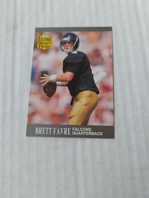 1991 Fleer Ultra Draft Picks BRETT FAVRE Rookie Card #283 | eBay