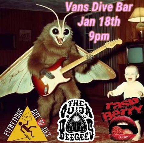 The Ouija Beegees, Everything But Net & Raspberry – Live @ Vans Dive ...
