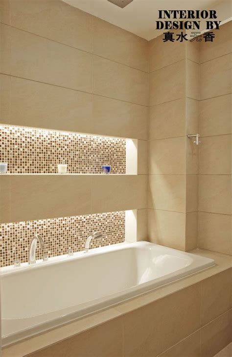浴室墙面超美设计 97平高雅现代2室(组图) - 家居装修知识网