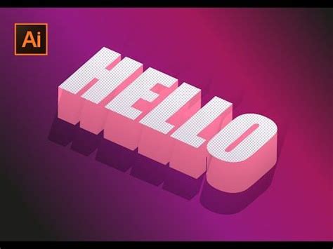 Image result for Illustrator Tutorials 3D Text