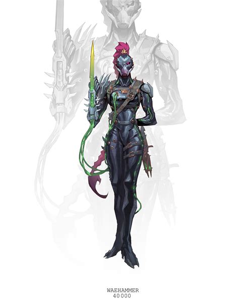 Callidus Assassin - Art by Haoyuan Li - 40K Gallery