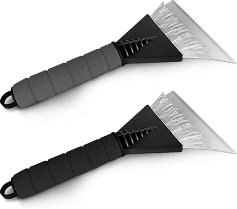 𝟮 𝗣𝗔𝗖𝗞 Ice Scraper for Car, Van & Truck Windscreen and Windows with ...