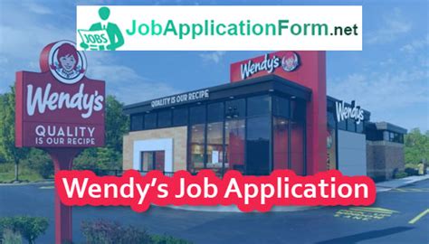 Wendy's Job Application Form & Apply Online 2025 - Careers & Job ...