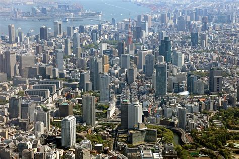 空撮 東京超高層ビル群 その2 : 超高層マンション・超高層ビル