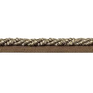 Deco Window Gazal Flanged Cord 8 mm Dark Beige Mix : Amazon.in: Home ...