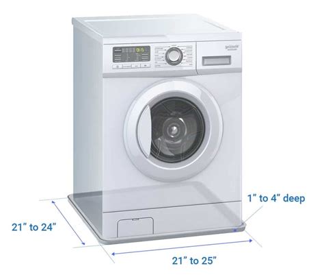 Washing Machine Pan Sizes (How Big & Deep Is Best)