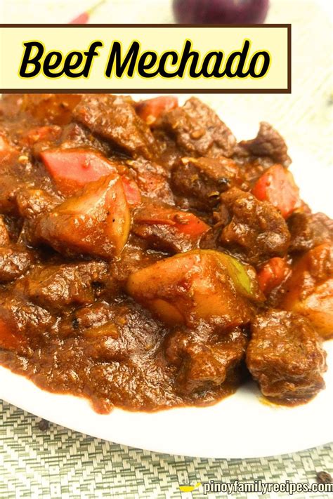 Beef Mechado - Pinoy Family Recipes