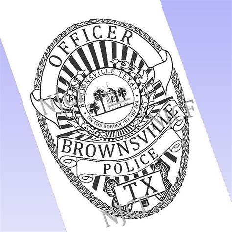 Buy Brownsville Texas Police Badge SVG, Logo Badge Online in India - Etsy