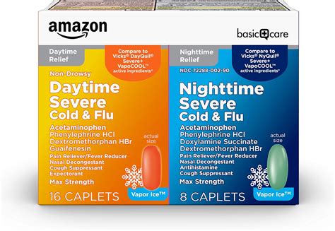 Amazon Basic Care Vapor Ice Daytime and Nighttime India | Ubuy