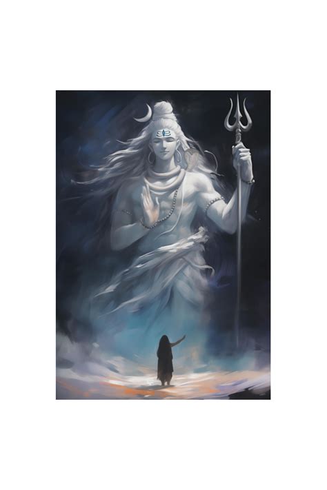 Lord Shiva Blessing Devotee Art | Perfect Gift Framed Poster Photo Fra ...