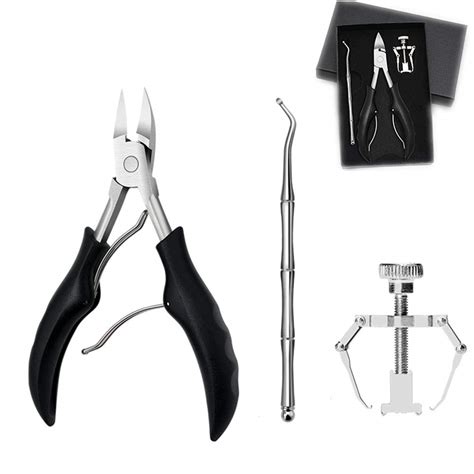 Buy Dr.Pedi Ingrown Toenail Tool Set with Nail Nippers Lifter Corrector ...
