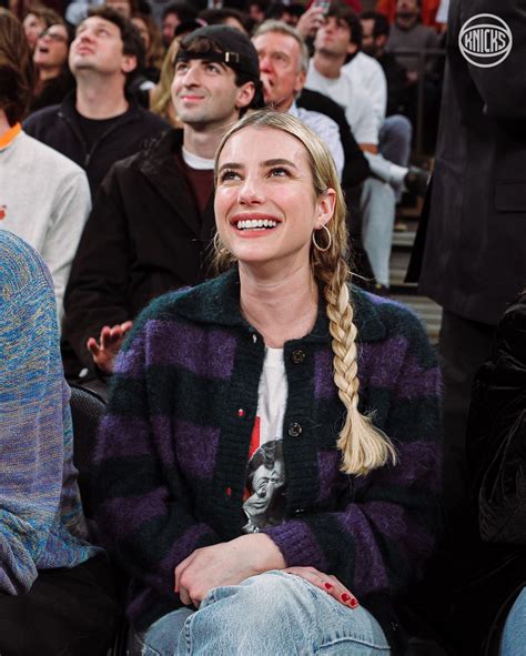 Emma Roberts - Chicago Bulls vs New York Knicks 01/03/2024 • CelebMafia
