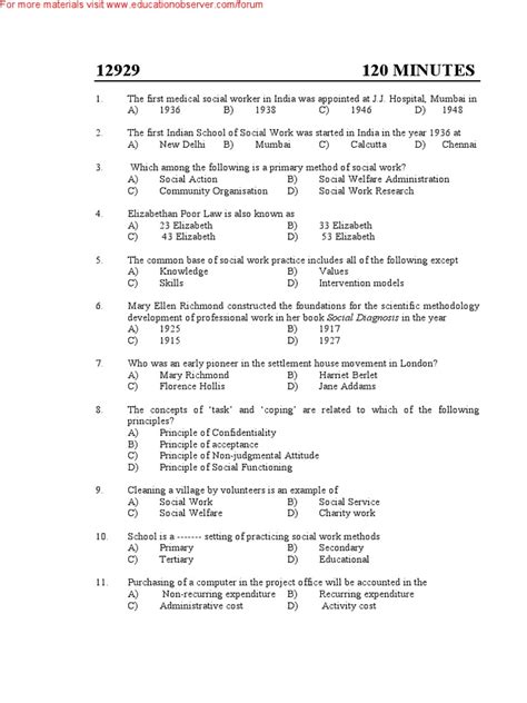 UGC Net Model Question Papers with Answers 的图像结果