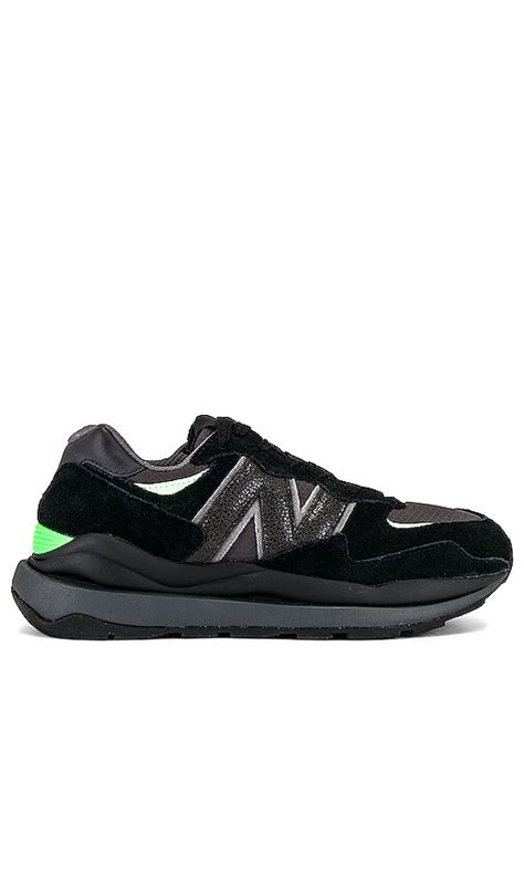 New Balance 57/40 in Black & Vibrant Spring Glow | REVOLVE