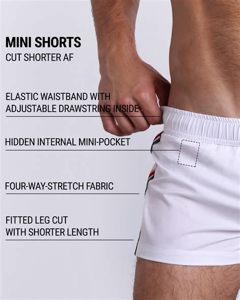 FORZA WHITE - Mini Shorts | DC2 – BANG!® Miami