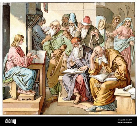 Christ teaching in the temple hi-res stock photography and images - Alamy